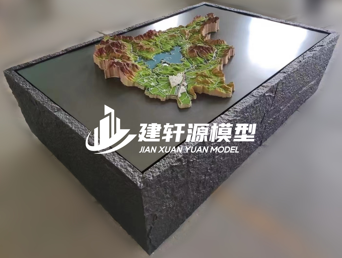 乌马河地貌模型制作