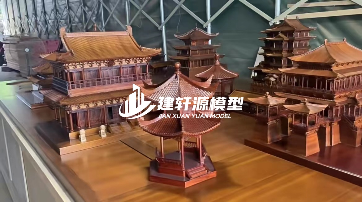 乌马河古建模型制作